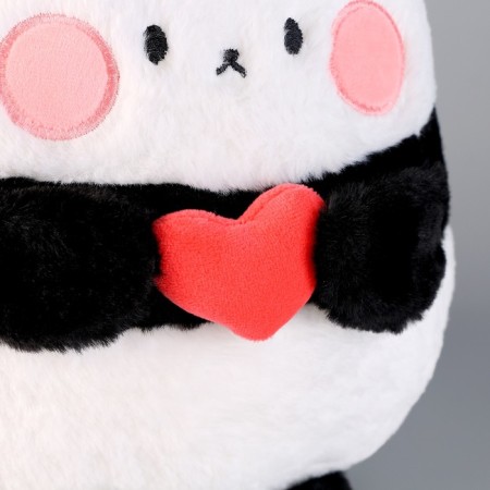 Soft toy "Panda" with heart, 25 cm-2