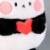 Soft toy "Panda" with heart, 25 cm
