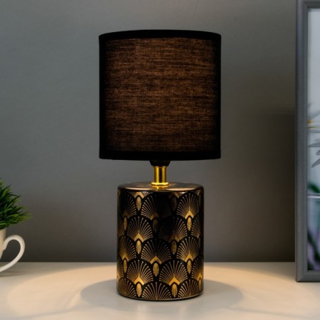 Highway lamp 16562/1BK E14 40W Black-gold 13x13x27 cm Risalux-1