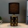 Highway lamp 16562/1BK E14 40W Black-gold 13x13x27 cm Risalux