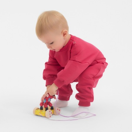 Combineson children's minku color raspberry, height 68-74 cm-6