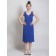 Female dress, size 44, cornflower color