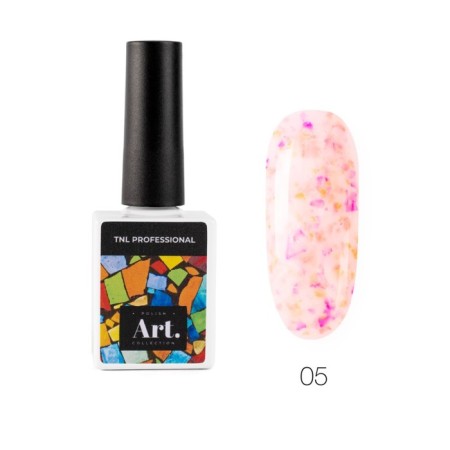 TNL art gel polish, No. 05 Orange, 10 ml