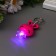 Light light on the ring "Bunny" flashes mix 5.5x3.5x2 cm