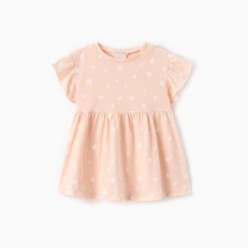 Dress for girls, peach color, height 86 cm (1.5 g)