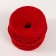 Knitted yarn set No. 5, 3x30 m/100 g, width 7-9 mm (red, yellow, kiwi)