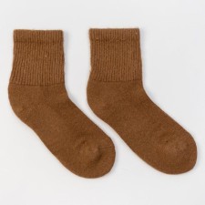 Women's socks from Mongolian wool, red color, size 25 (37-39)