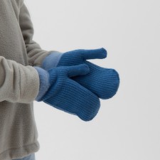 Baby mittens Minaku, col. Blue, 20 cm