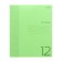 Notebook 12 sheets in the green cage, plastic cover, block 65 g/m2