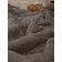 Texrepublic blanket, size 200x220 cm, brown color