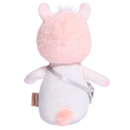 Soft toy "Lama Moon", 30 cm, pink color-2
