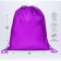 A bag for shoes 490 x 410 mm, "standard" max, (soft polyester, density 210 d), purple