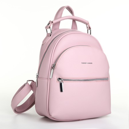 City backpack on lightning, pink color