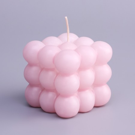 Figure Aromatic candle "Babb cube", 5.5x6 cm, peony-2