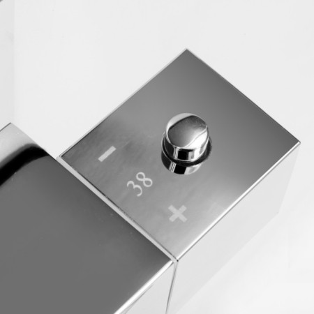 Shower system Wasserkraft A15502, tropical shower, thermostat, hand watering can, chrome-5