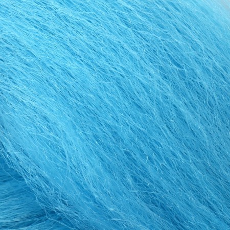 Zumba Kanecalon is monophonic, corrugated, 60 cm, 100 g, blue color (#ay32)-6