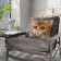 Decorative Ethel Pillow "Golden Chinchilla" 40x40 cm, Gabardin, 100% p/e