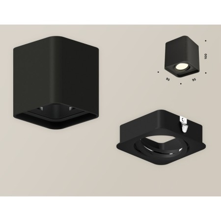 Turning lamp Ambrella Light, XS7841010, MR16 GU5.3, GU10 LED 10 W, color black sand-2