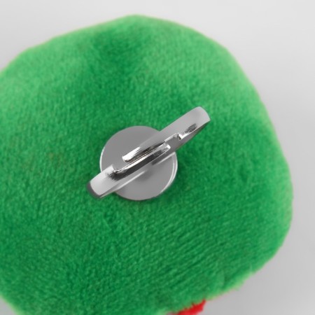 The needle-ring "Arbuzik", 5 × 4.5 × 4 cm, red/green color-2