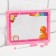 Magnetic drawing board with a marker-stitch and 2 magnets, MIX color