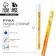 Pen Plastic Write-Write with a cap “Happy pen”, blue paste, gel 0.5 mm