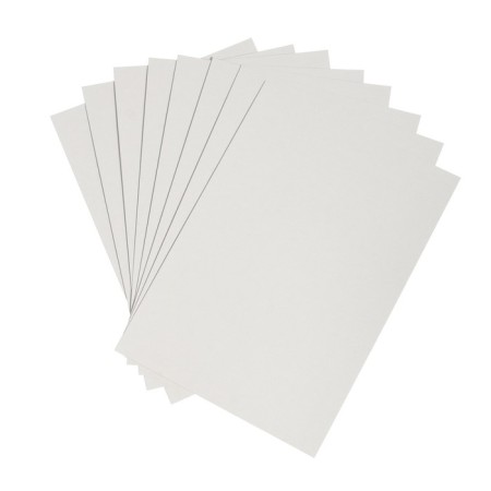 White cardboard A5, 8 sheets of "lamb" non -mercenary, 200g/m²-1
