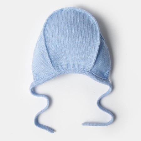 Children's hat "Mimimi", blue color, 1-3 months-2