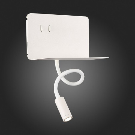 Wall lamp ST LUCE. SL1576.501.02. 2x3 watts, LED, 4000K, 470 LM, 20x15 cm, white color-5
