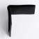 Male purse without fastening, for bills, for cards, black color