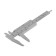 Sedengiarskurkhol, with a depthrometer, division price 0.05 mm, plastic, 80 mm
