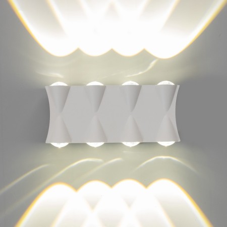 Lamp "BISO" 8XLED 8W 4000K IP66 white 19x4.5x8 cm
