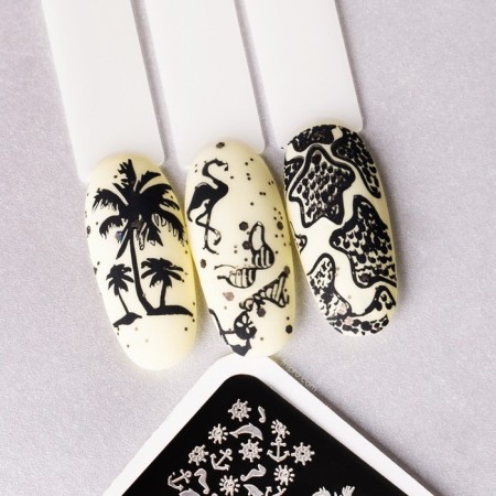 TNL Premium Tropical Mood Stamping Plave-2