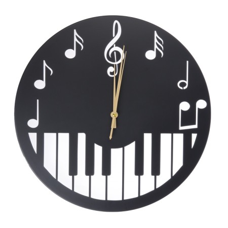 Watch Wall Interior "Piano", silent, D-40 cm