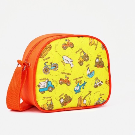 Bag's bag with lightning, orange/yellow color