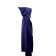 Carnival cloak adult, atlas, color blue length 120cm