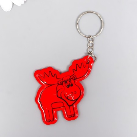 Fleet plastic reflective "elk" 4.5x5.5 cm-1