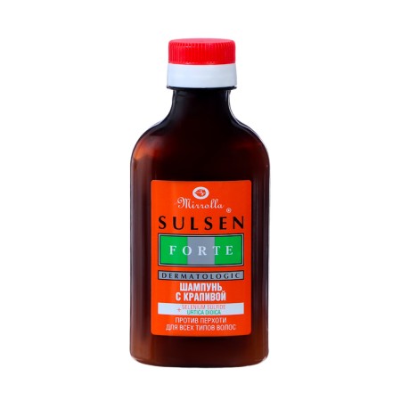 Mirrolla Sulsen Forte shampoo 2% with nettles, 150 ml-1