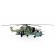 The national model "Soviet shock helicopter Mi-24" Crocodile ", star, 1:72, (7293)