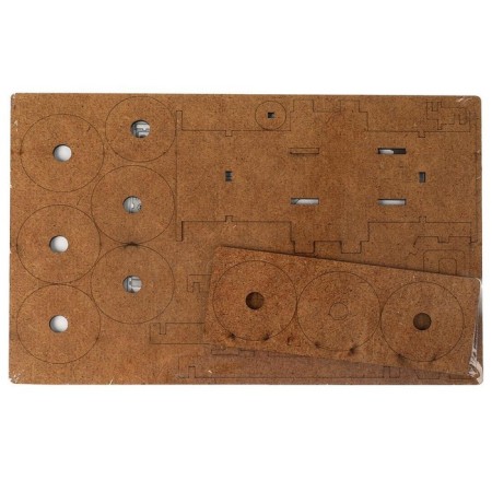 Wooden designer "Hunter" "UAZ" military, 51 parts-3