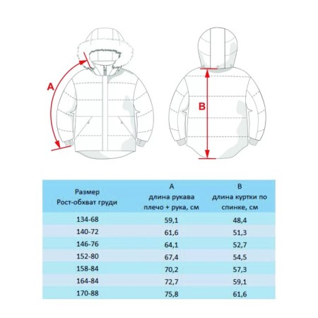 Куртка для девочки, рост 146 см, цвет молоко-6
