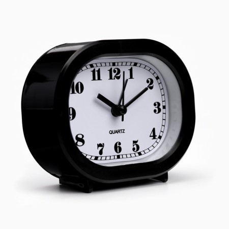 Watch Table alarm clock "Classic" on legs, 10 x 8.5 cm, black-1