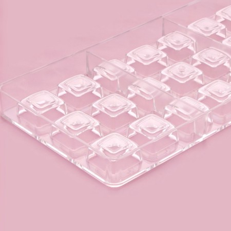 Konfinetta chocolate form “Toffi. Square ”, 27.5 × 13.5 × 2.5 cm, 21 cells (2.5 × 1.5 cm)-4