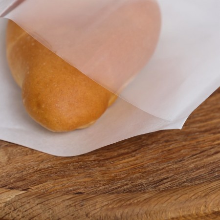 Baking packet with a window, white, 18 x 19 cm-1