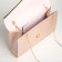 Female bag on a magnet, pink color