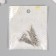Bale with a suspension metal for creativity "Wing" silver 4.3 cm