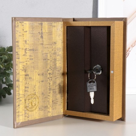 Safe "Peter the first" embossing leather 21x13x5 cm-1