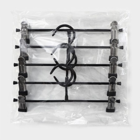 Pannings for trousers and skirts, with clamps, 5 pcs, 26 × 13 cm, black color-6