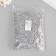 Beads for creativity plastic "Russian letters on a white cube" set of 500 grams 0.6x0.6x0.6 cm