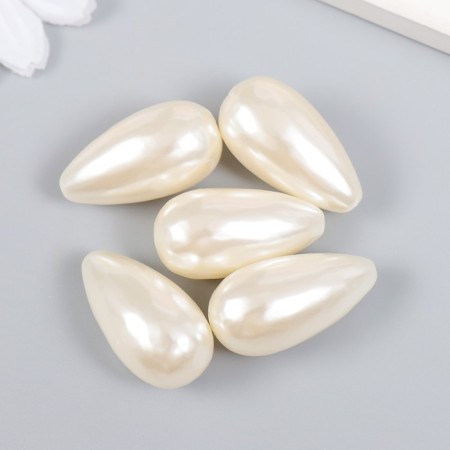Beads for creativity plastic "Droppy" set of 5 pcs 3x1.6x1.6 cm-2