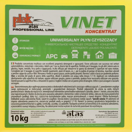 ATAS "Vinet" salon cleaning tool, universal, concentrate, 10 kg-3